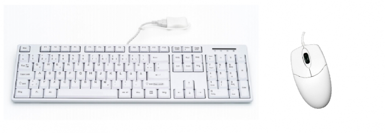 Teclado e Rato Anti-Bacteriano BIQHS